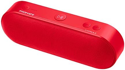 capsule-2. red/Promate CrystalSound HD WIRELESS Speaker / Black / WIRELESS