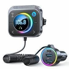 JR-CL18/JOYROOM JR-CL18 Car Wireless FM Transmitter-Silve CAR Set / Black / WIRELESS