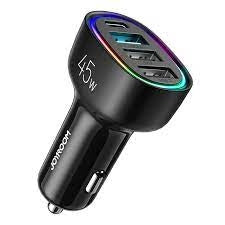 JR-CL09 45W/JOYROOM JR-CL09 45W 4-port Car Charger-Black CHARGER / Black / N/A