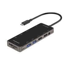 Promate Primehub-Pro.Gry 11-In-1 Usb Multi-Port Hub With Usb-C Connector