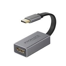 Promate Medialink-H1 Type-C To Hdmi Adapter Premium High Definition 4K 30Hz