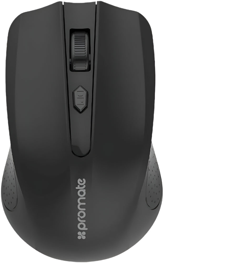 Promate Clix-8 2.4G Wireless Mouse, Black
