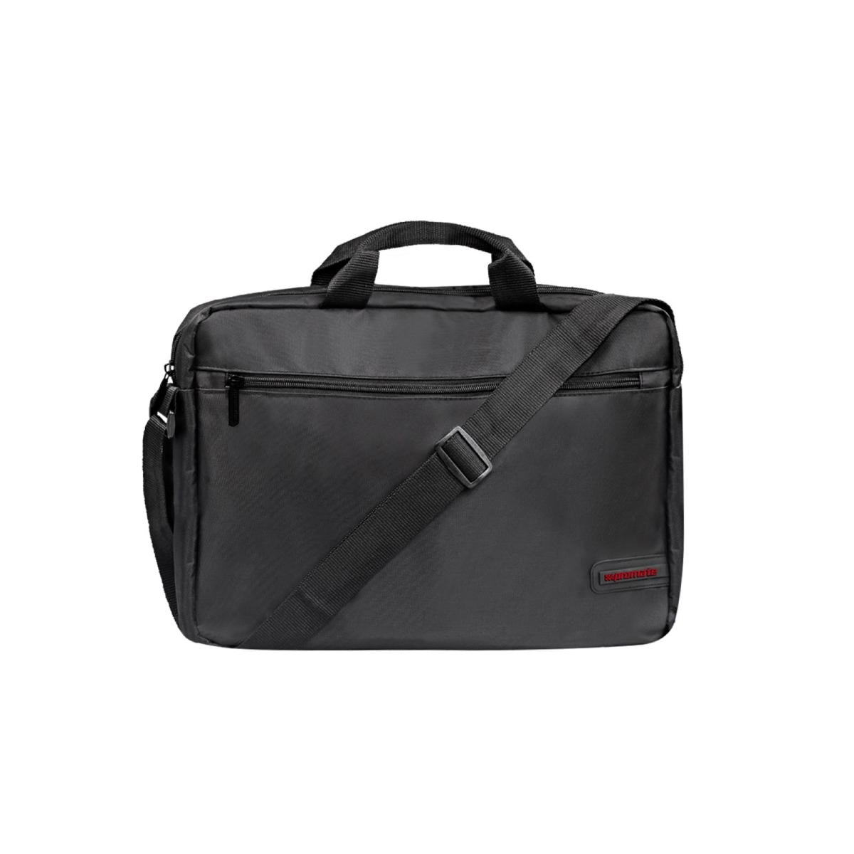 Promate Gear-Mb Lightweight Messenger Bag With Front Storage Zipper For Laptops Up To 15.6”