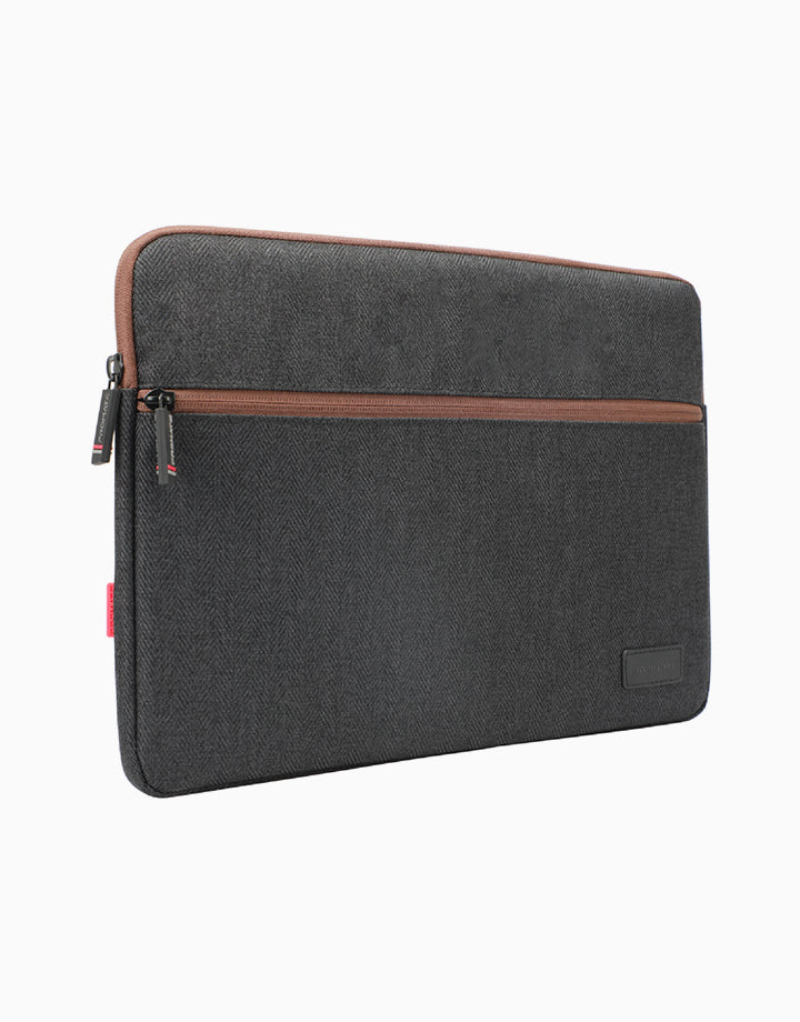 Promate Portfolio-L Lightweight Laptop Sleeve With Water Repellent Protective Fabric For