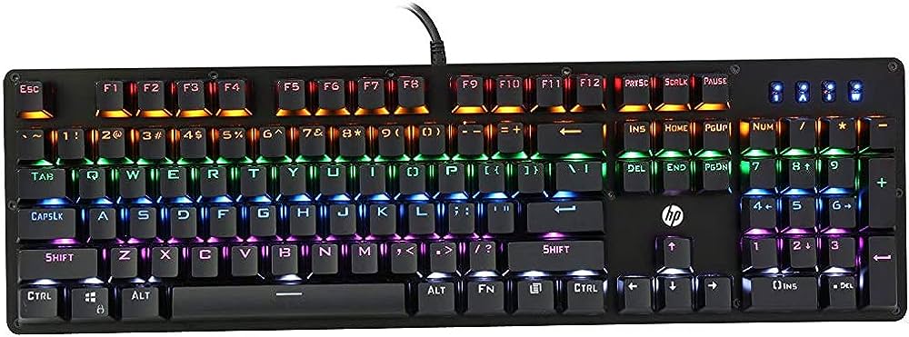 Hp Usb Wired Mechanical Keyboard Gk100