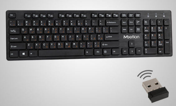 MT-WK841/Meetiom Wireless Keyboard MT-WK841 Keyboard / Black / WIRELESS