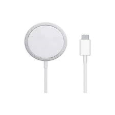 15W MAGSAFE M5/WIWU 15W MAGSAFE CHARGER DESKTOP WIRELESS UNIVERSAL QI MAGNETIC ADAPTER - WHITE Adapter / White / N/A