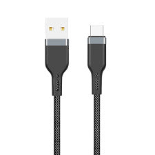 PT02 3M/WIWU PT02 PLATINUM CABLE USB TO TYPE-C 3M - BLACK Type-C / Black / N/A