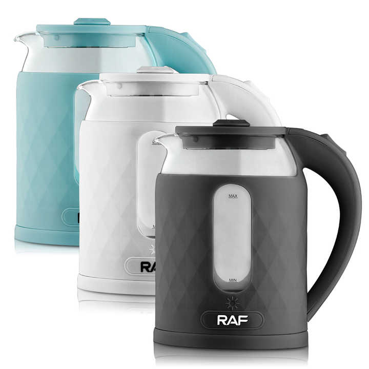 RAF Glass Kettle,2Lit, 2000 Watts