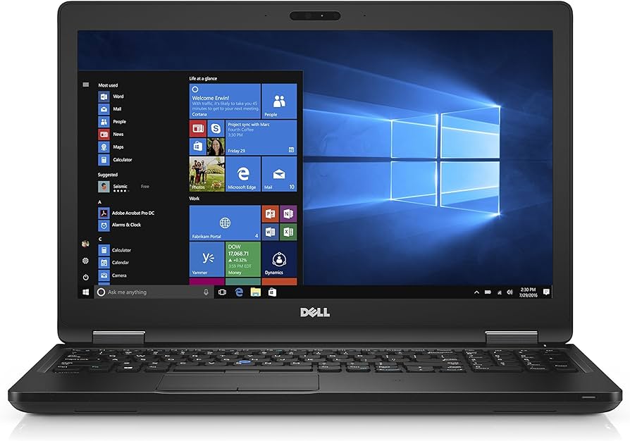 Dell Intel Core I7 -7820Hq -   8 Gb Ram - 512 Gb Ssd - 15.6   -Windows 10