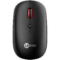 WS211/LECOO WIRELESS  MOUSE DUAL MODE -2.4GHZ- 1600 DPI -6 BUTTONS - BLACK BLACK