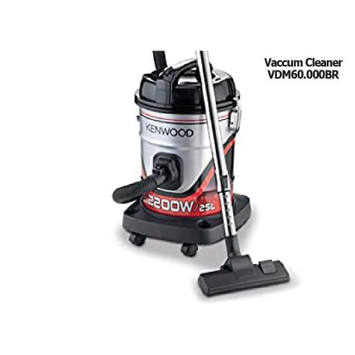 VDM60.000BR/Kenwood 2200 Watts Power, 25 Litre Capacity, Removable And Washable Filter, 8Mitre Long KENWOOD / CANISTER VACUUM