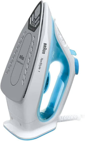 Braun Steam Iron, 2000Watts, Blue Braun Steam Iron, 2000Watts, Blue