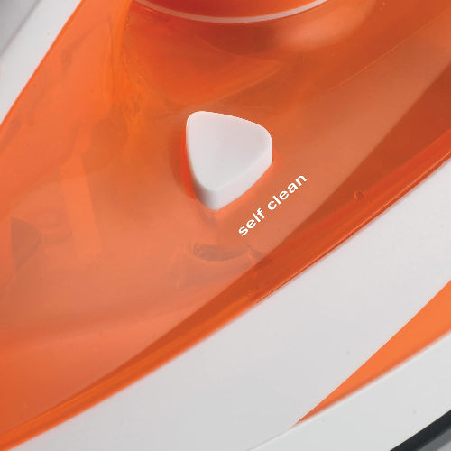 Kenwood Steam Iron Ceramic, 300Ml, 2100Watts, Orange / White