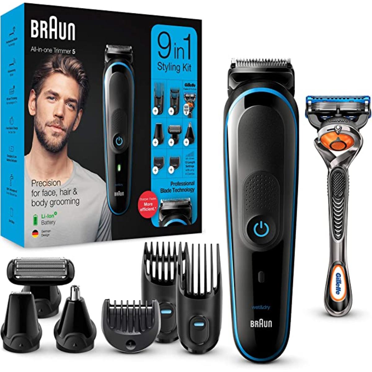 BRAUN Trimmer9-In-1 Trimmer 7 Attachments