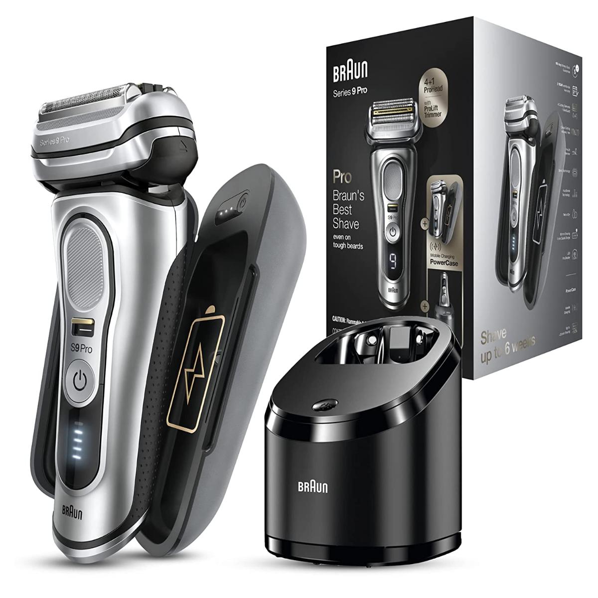 9465 CC/BRAUN MALE HAIR REMOVAL Series 9 Pro is the world’s most efficient electric shaver SHAVER / WET&DRY / GREY