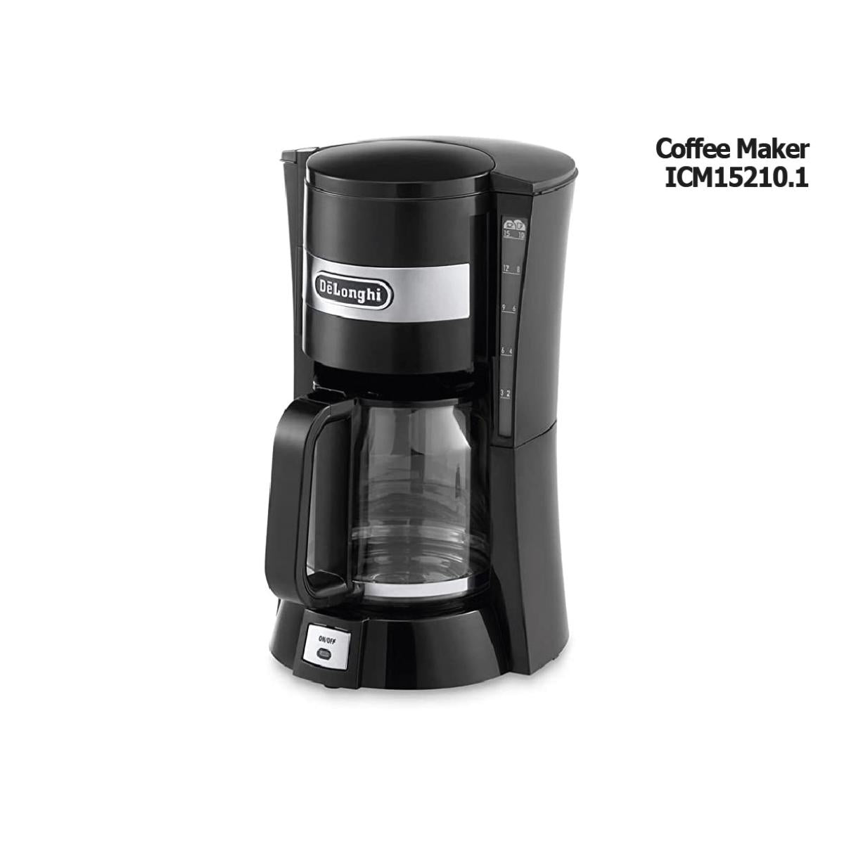 Delonghi Coffee Maker 900 W Black 10 Cups