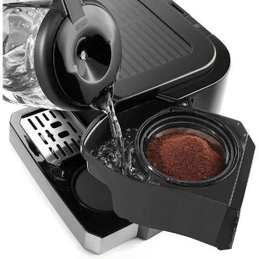 BCO421.S/DeLonghi 2 in 1 espresso & American coffee machine Cappuccino System Cup Storage TURKISH / 10 CUPS