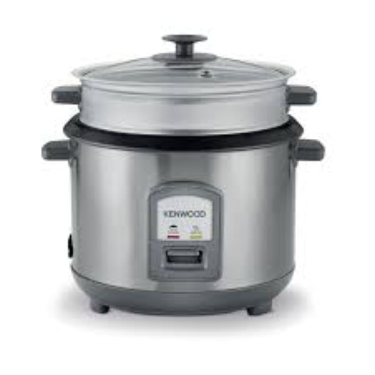 Kenwood Rice Cooker With Steamer Large 2.8L Capacity1000 Watt S.Steel