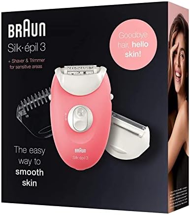 Braun Silk-Epil Epilator for Women, Pink