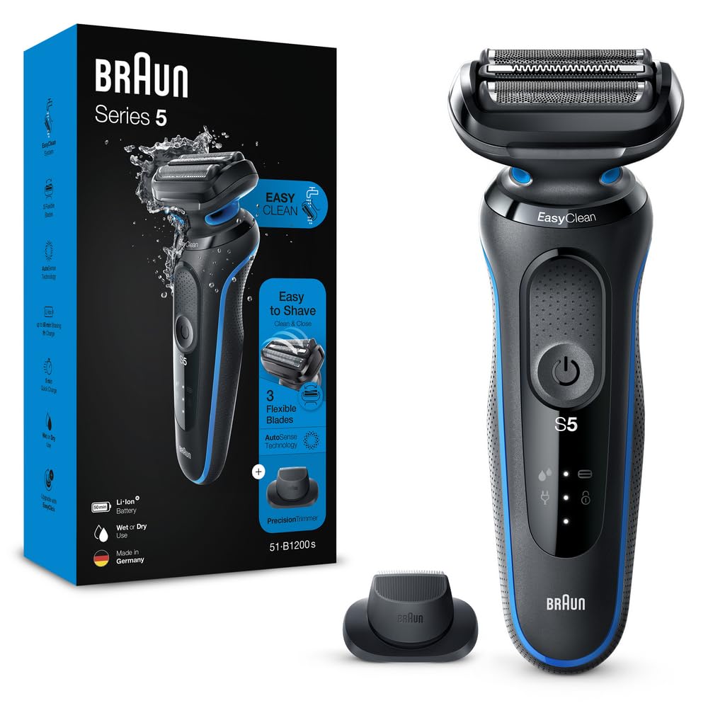 BRAUN Shaver Black, Close shaving made easy