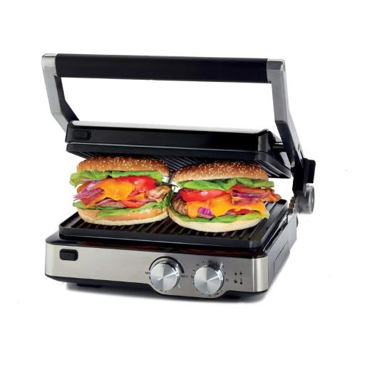 "HGM80.000SS/KENWOOD HEALTHY GRILL 2000watts High Power For Quick Heating GRILL / SILVER / 2000 WATTS