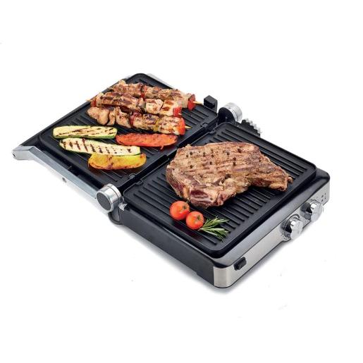 "HGM80.000SS/KENWOOD HEALTHY GRILL 2000watts High Power For Quick Heating GRILL / SILVER / 2000 WATTS