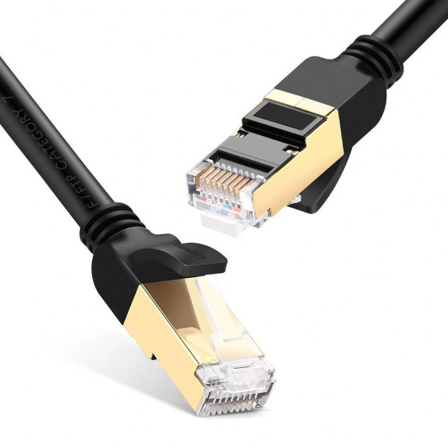 NW107-2m / UGREEN Cat 7 F/FTP Lan Cable 2m (Black)-6957303882694 2 METER