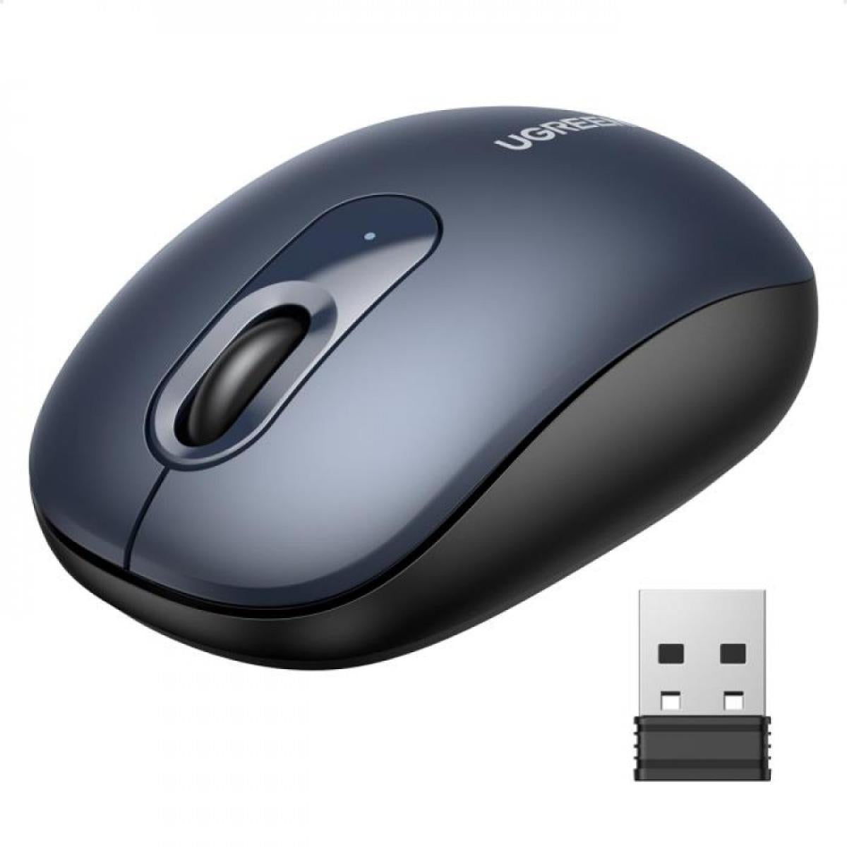 90671 Ugreen 2.4G Wireless Mouse (Blue) (Aa Alkaline Battery Included)