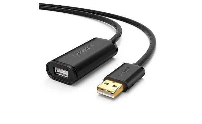 Ugreen Usb 2.0 Active Extension Cable With Chipset 10M (Black)