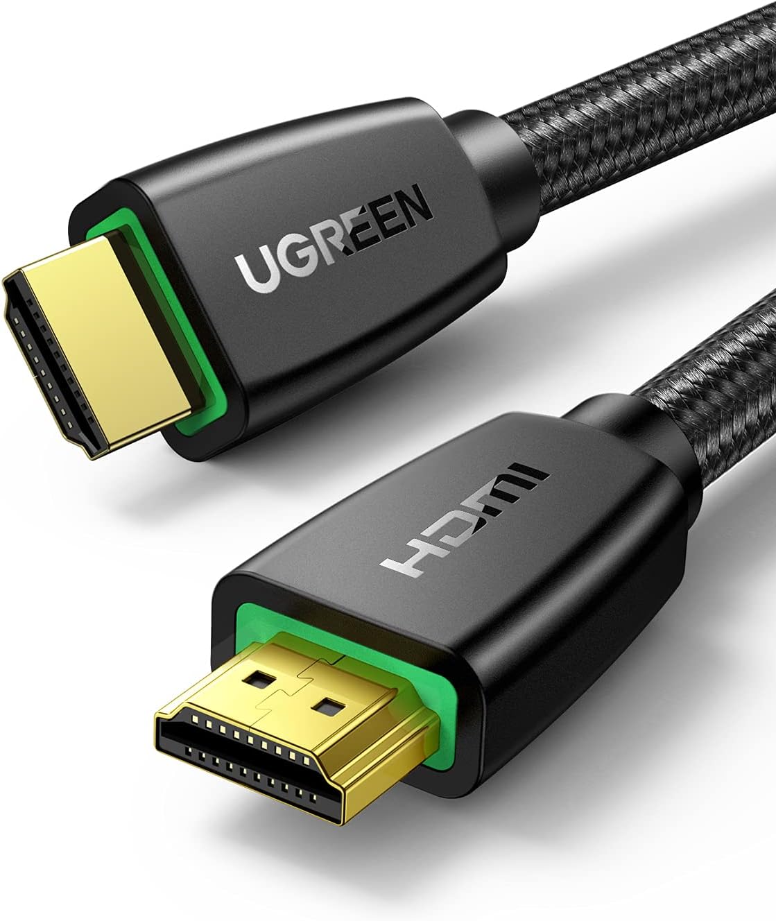 HD118-1m / UGREEN High-End HDMI Cable with Nylon Braid 1m 4K@60Hz HDMI V2.0 (Black)-6957303844081 1 METER