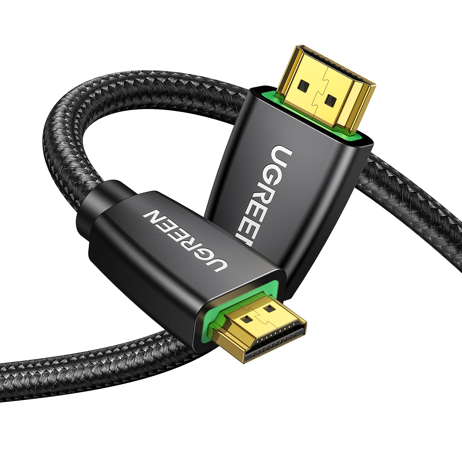 HD118-1.5m / UGREEN High-End HDMI Cable with Nylon Braid 1.5m 4K@60Hz HDMI V2.0 (Black)-695730384409 1 METER