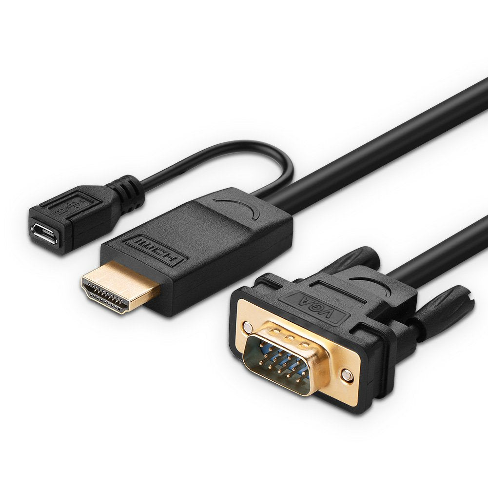 Ugreen Hdmi To Vga Converter Cable 1.5M (Black)