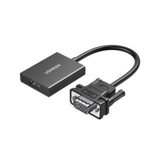 CM513 / UGREEN VGA to HDMI Adapter-6957303859450 BLACK