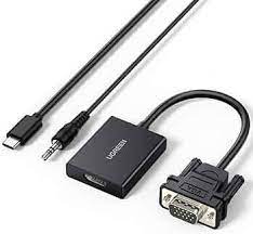 CM513 / UGREEN VGA to HDMI Adapter-6957303859450 BLACK