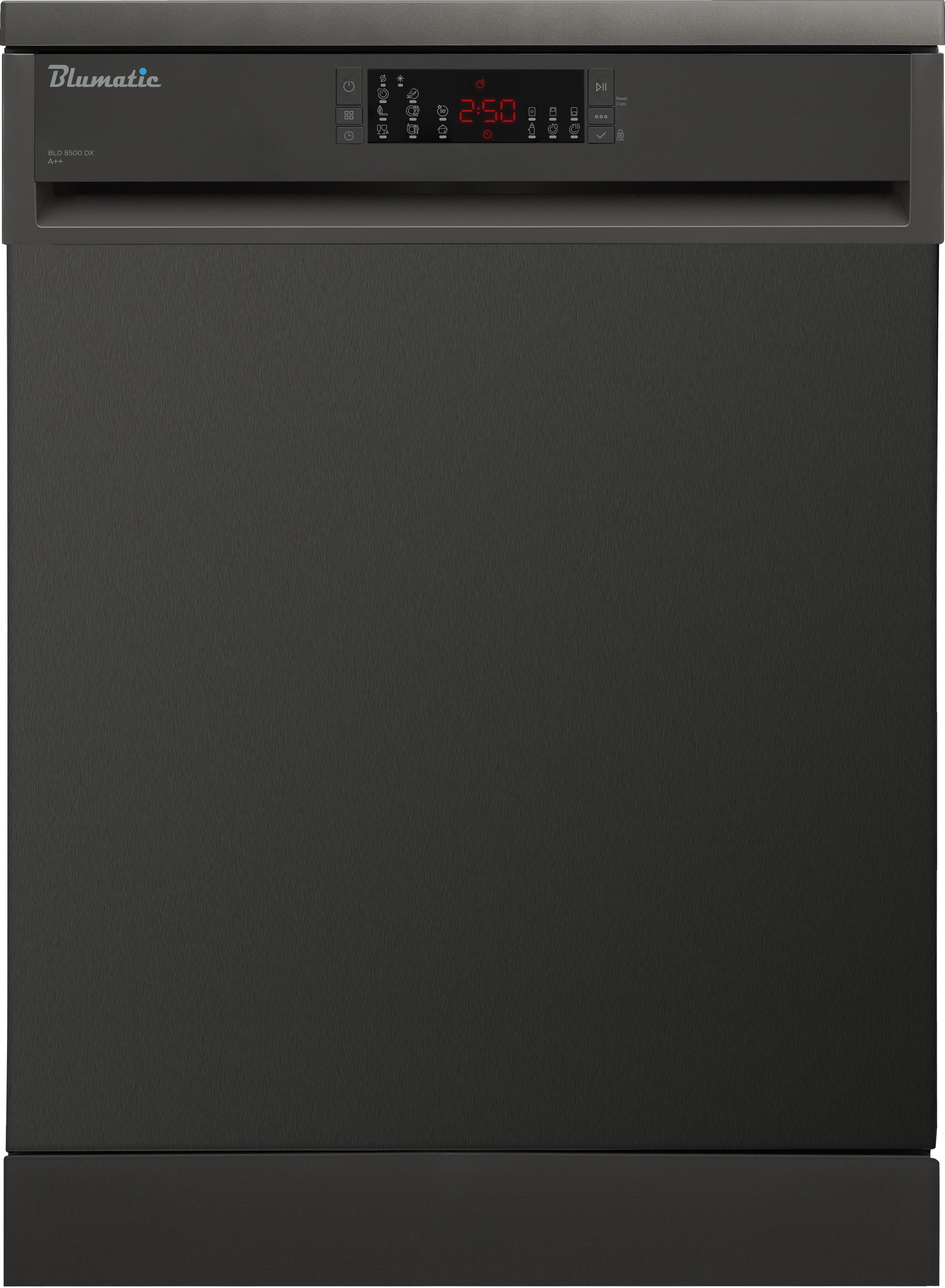 BLD 8500DX / BLUEMATIC BLD BLD 8500 DX  DISHWASHER A+++AA 49 TURBO CONTROL DARK GREY (ESPRESSO GREY) A+++ / SILVER