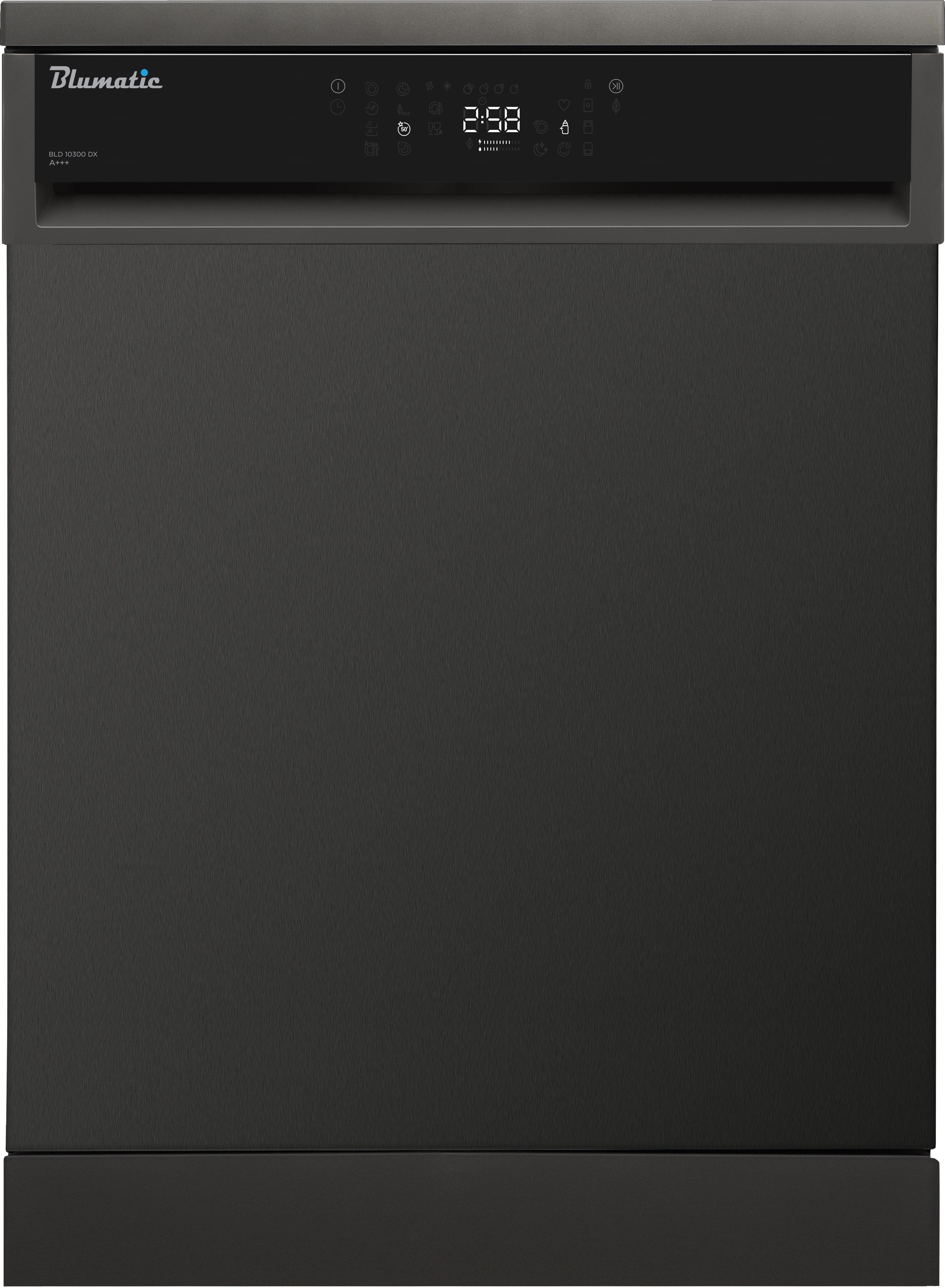 BLD 10300DX / BLUEMATIC BLD 10300 DX DISHWASHER A++AA 49 TURBO DRYING DARK GREY (ESPRESSO GREY) 15 P A++ / SILVER