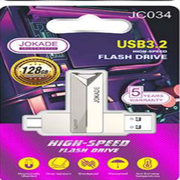 فلاش ديسك Xinhat Type-C وUSB 3.2 عالي السرعة بسعة 128 جيجابايت