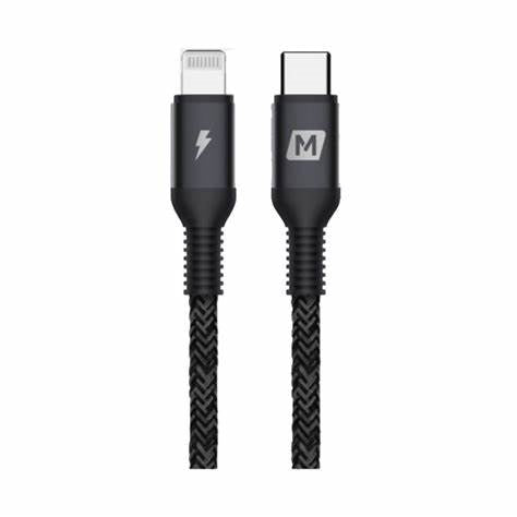 Momax Elitelink 1.2M Lightning To Usb -C Cable (20W) Fast Charging (Black)