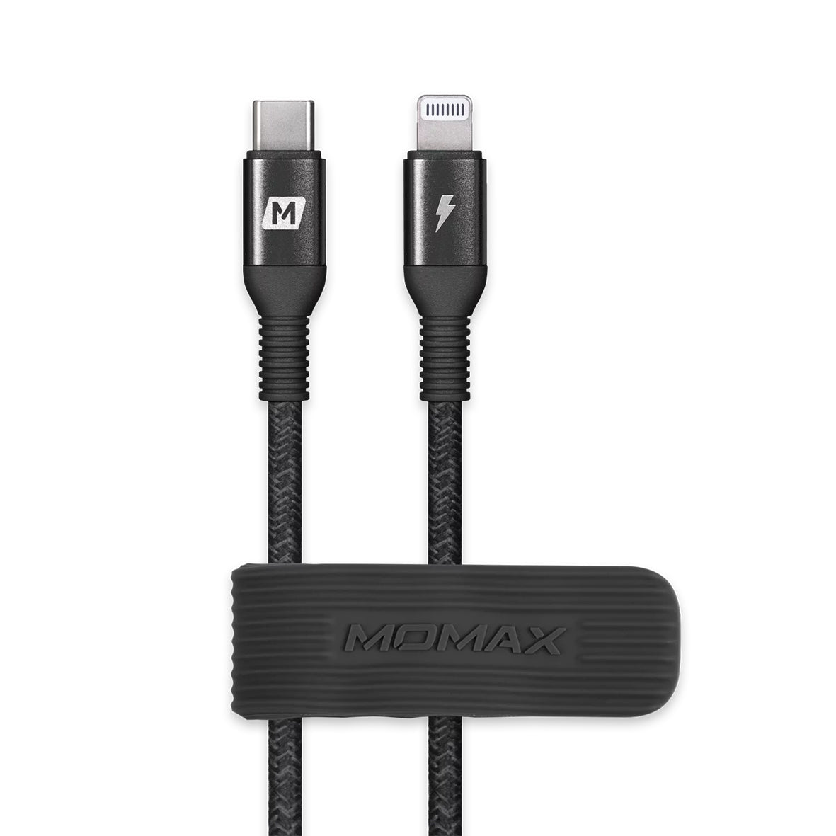 dl(51d)/  momax  ELITELINK 1.2M lightning to usb -c cable  (20W) fast charging (black) Fast Charging / Black / N/A