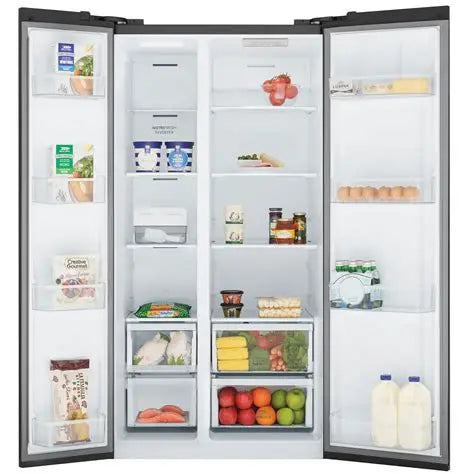 ELECTROLUX side by side fridge 500L , BLACK ELECTROLUX side by side fridge 500L , BLACK