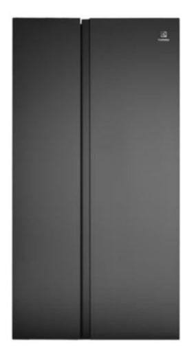 Electrolux Side by Side Fridge A, 500Lit, Black