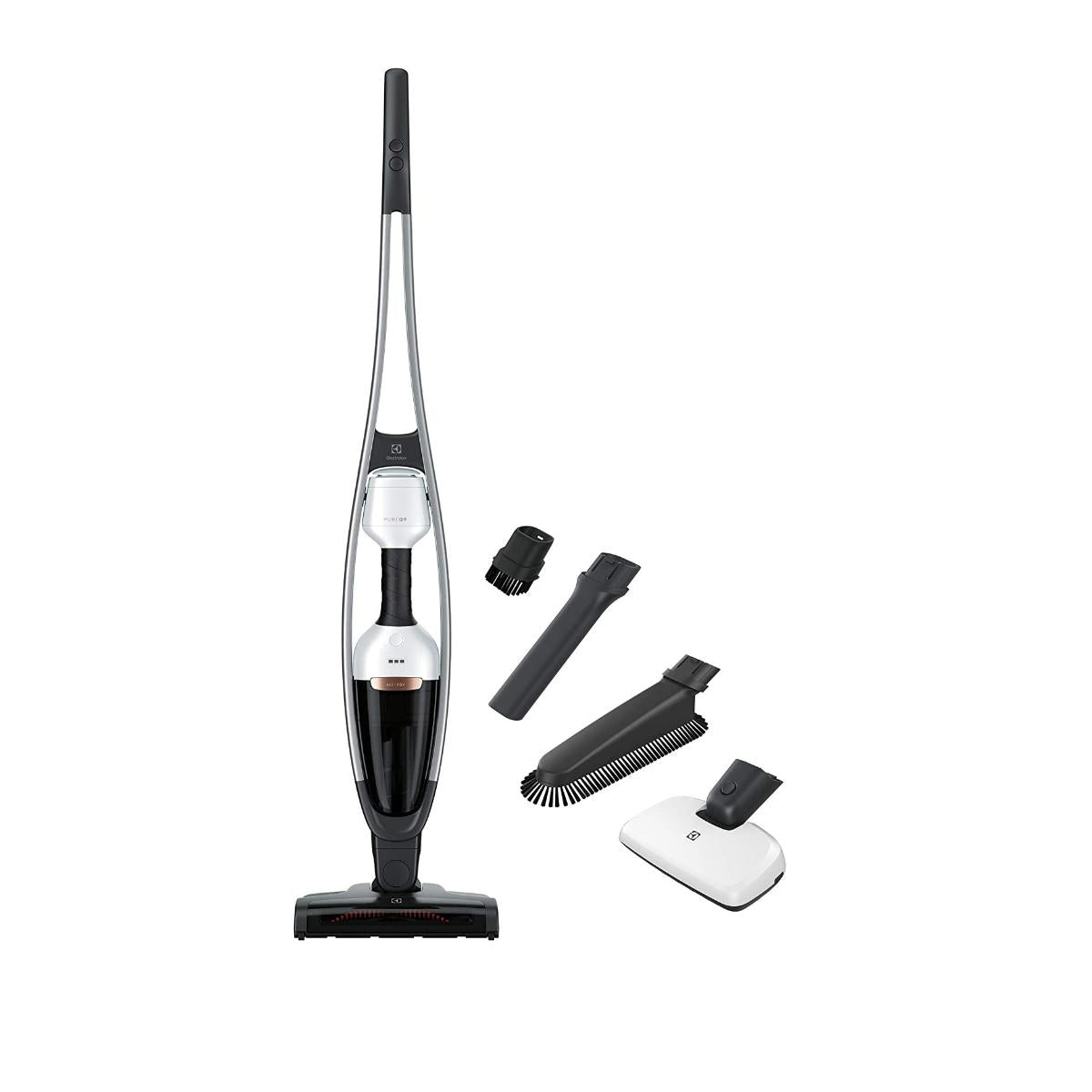 PQ91-ALERGY/ELECTROLUX cordless vacuum  25.2 volt  HD lithium ion Battery technology Washable HEPA m UPRIGHT / 25.2 V / BLACK