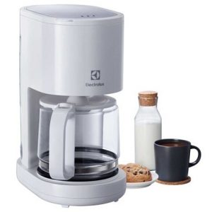 Electrolux Coffee Maker 1.25 Liter White Warm Up To 40 MinutesWater Level Indicator