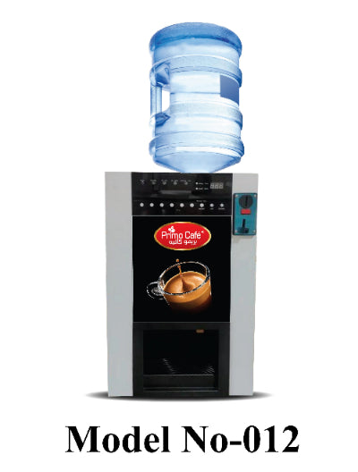 Primo Café Coffee Vending Machine, Silver & Black