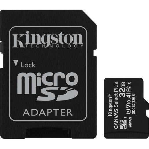 SDCS2/32GB/Kingston 32GB micSDHC Canvas Select Plus 100R A1 C10 Card + ADP KINGSTON / STORAGE