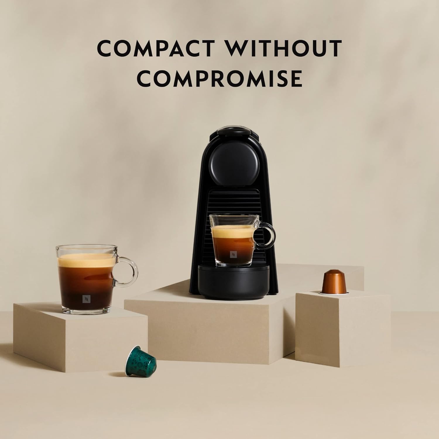 Nespresso Coffee Maker Machine, Essenza Mini D30, No Milk, Red