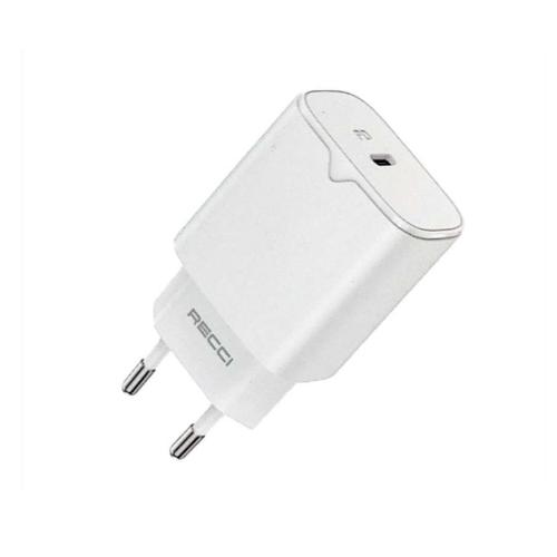 Recci  Adapter USB-C, 30Watts, White