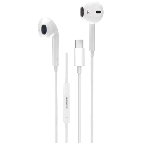 Rockrose Solo TC Type-C In-Ear Earphones, White