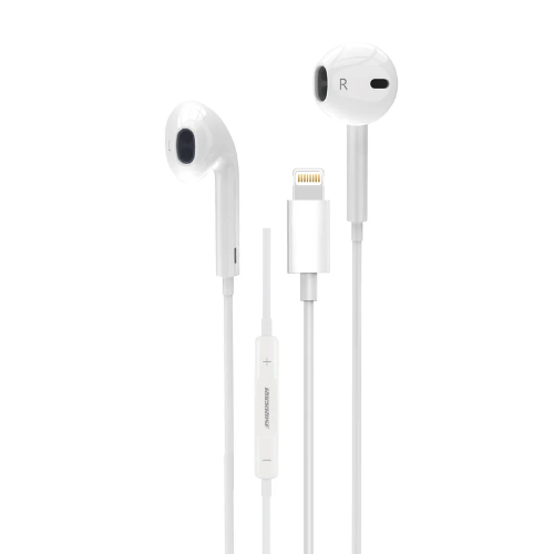 Rockrose Solo LT Lightning Earphones, White